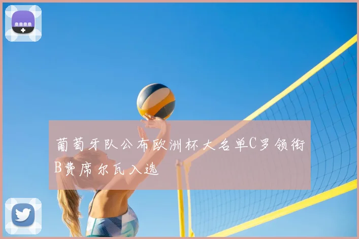 葡萄牙队公布欧洲杯大名单C罗领衔B费席尔瓦入选