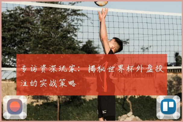 专访资深玩家:揭秘世界杯外盘投注的实战策略
